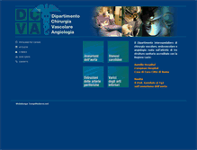 Tablet Screenshot of dipartimentovascolare.com
